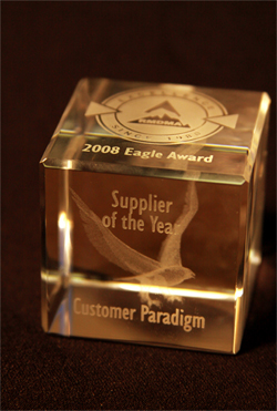 Customer Paradigm awarded the prestigous Supplier of the Year award by the Rocky Mountain Direct Marketing Association