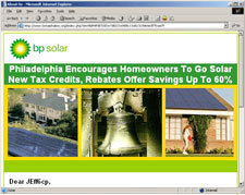 Website marketing and lead generation for solar power organization