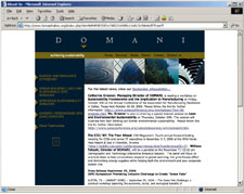 Website development project for green consulting company