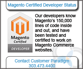 Magento Certified Developers Customer Paradigm