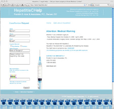 website for the HepC case for patients that underwent surgery at Rose Medical Hospital an Audubon Ambulatory Surgery Center