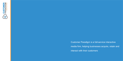 Customer Paradigm Brochure - PDF