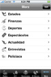 Spanish language Streaming Radio iPhone Application Development screenshot