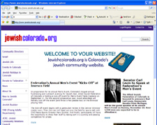 jewish community website development