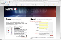 Landing page and cost per click by Customer Paradigm
