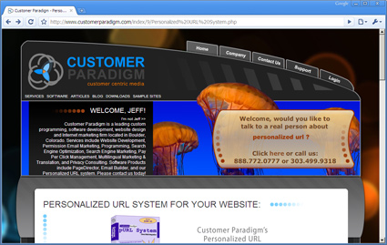Customer Paradigm can help create a website that will generate results.