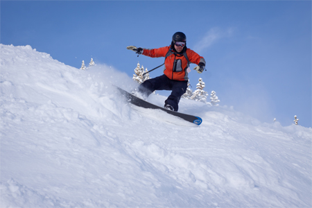 Craig Snowboarding at Copper Mountain, Colorado