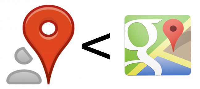 Google+ Local App and Google Maps App Button