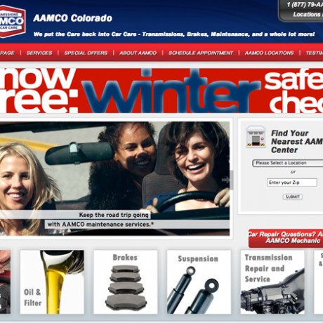 AAMCO Colorado – SEO, Mobile Site Development