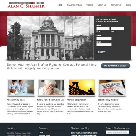 Shafner Law – WordPress Design in Colorado + SEO