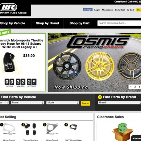 Import Image Racing – Magento Web Development