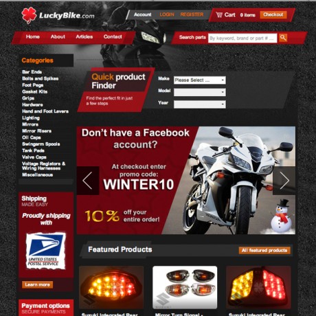 Lucky Bike – Magento Development