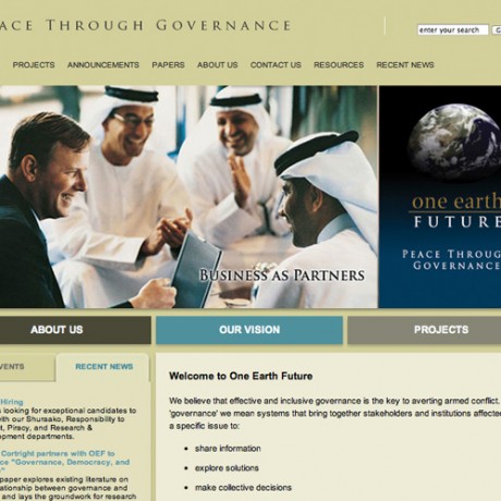 One Earth Future – Website Design in Colorado