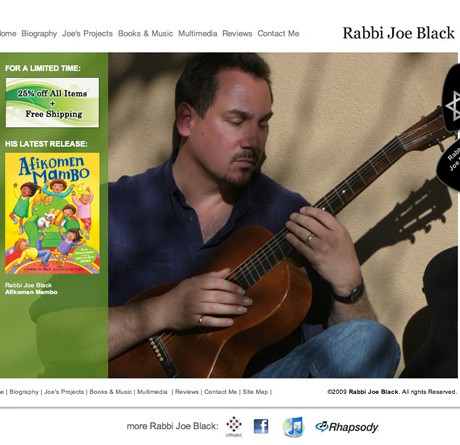 Rabbi Joe Black – WordPress Website