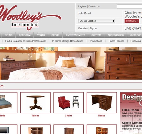 Woodley’s Fine Furniture – eCommerce Development