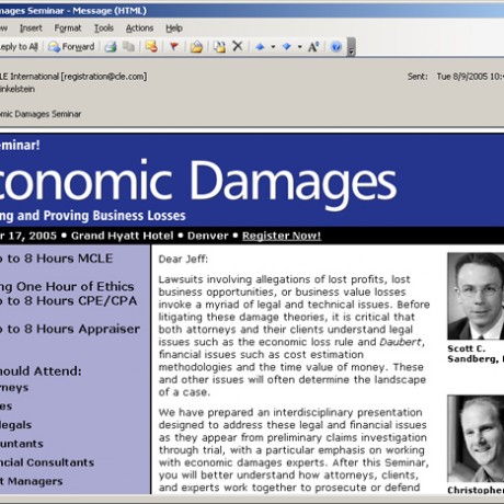 CLE International – HTML Email Campaigns