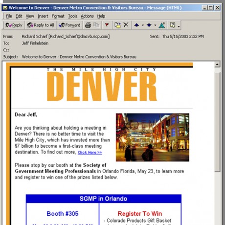 City of Denver, Colorado – HTML Email Campaigns