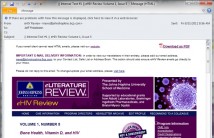 Johns Hopkins University – eHIV – HTML email