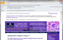 Johns Hopkins University – eMedical Dermatology – HTML email campaign