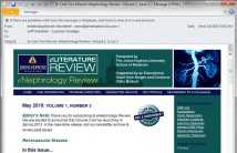 Johns Hopkins University – eNephrology Newsletter – HTML Email Campaign