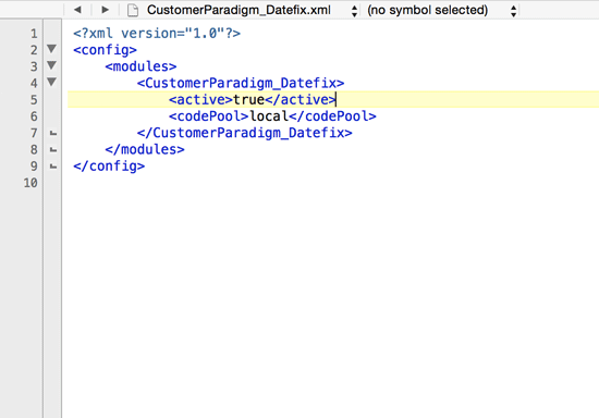 Magento Bug Fix - Free Extension by Customer Paradigm. CustomerParadigm_Datefix.xml file to fix juxtaposition of Date Created Field.