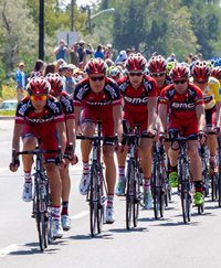 USA Pro Challenge Bike Race in Boulder, Colorado