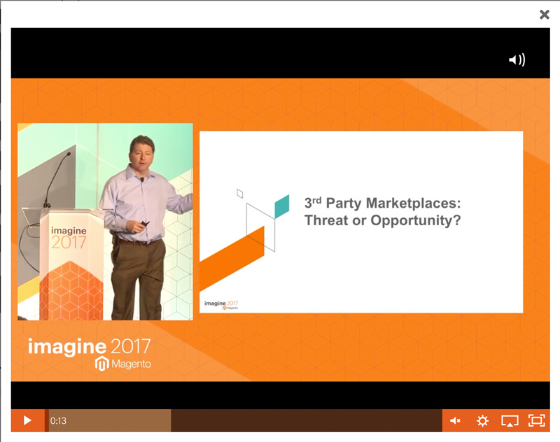 Jeff Finkelstein - video of speaking at Magento Imagine