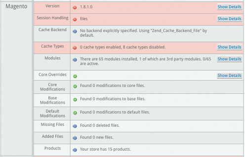 Magento Code Audit - Magento Section