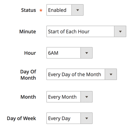 Run Git Status Security Report Every day at 6:00 am