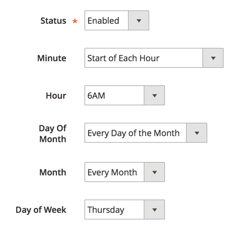 Run Git Status Security Report Every Thursday at 6:00 am