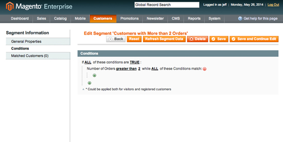 Customer Segment with More Than Two Orders