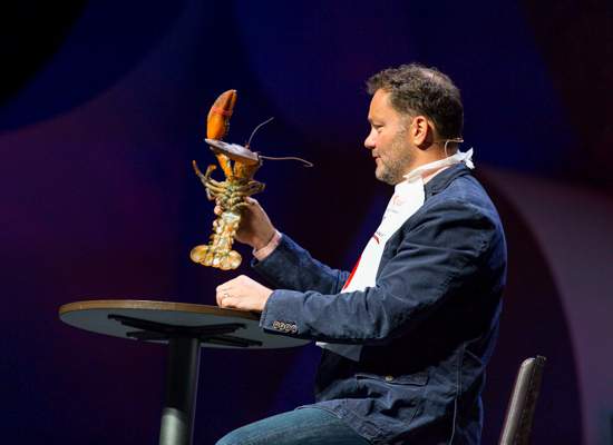 Jamie with Lobster