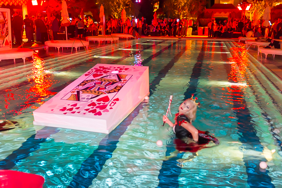 Bean Bag Toss in the Pool