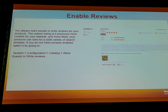 Enable Reviews