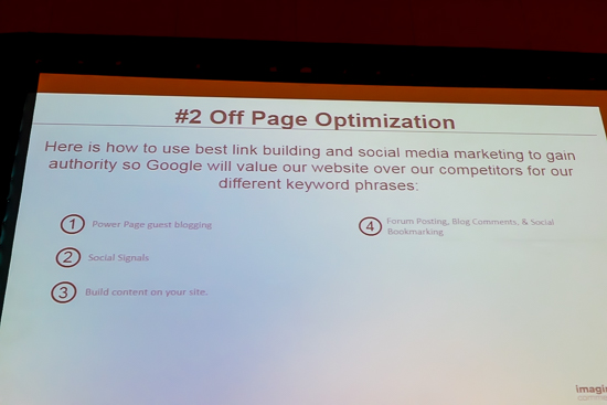 Off Page Optimization