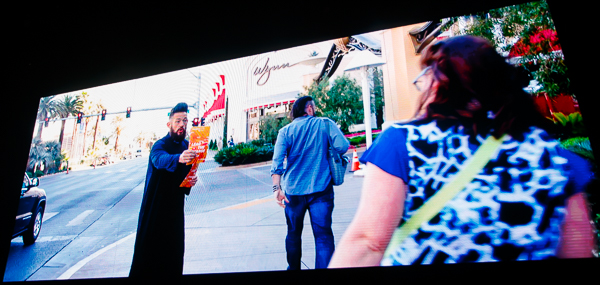 Jackson handed out Magento propaganda on the strip of Las Vegas.