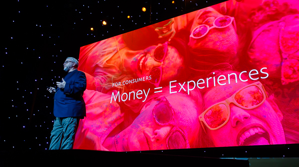 money is about experiences