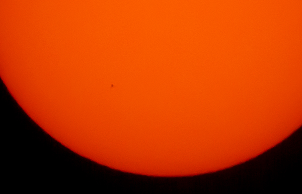 Mercury Transit of Sun - May 9 2016 - Zoomed In