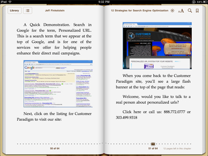 eBook in iTunes