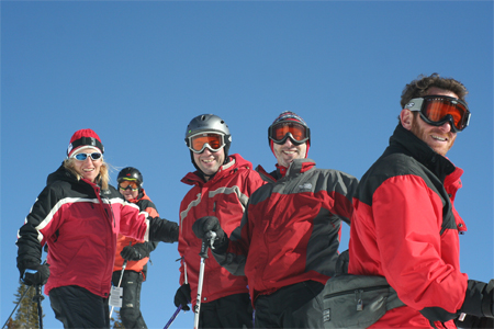 Group Photo on Skis - Vail, CO