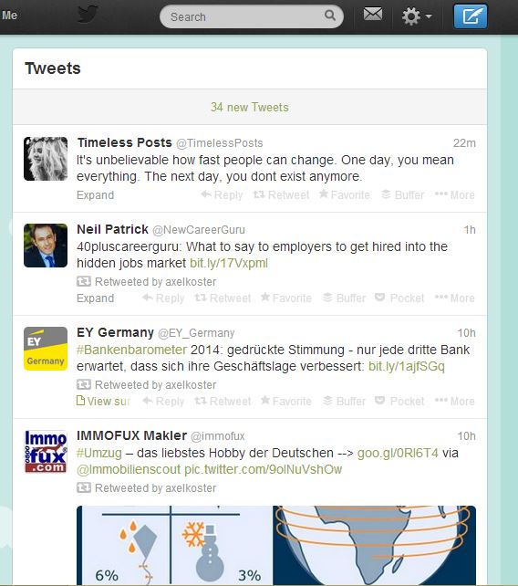 Twitter Feed Screenshot