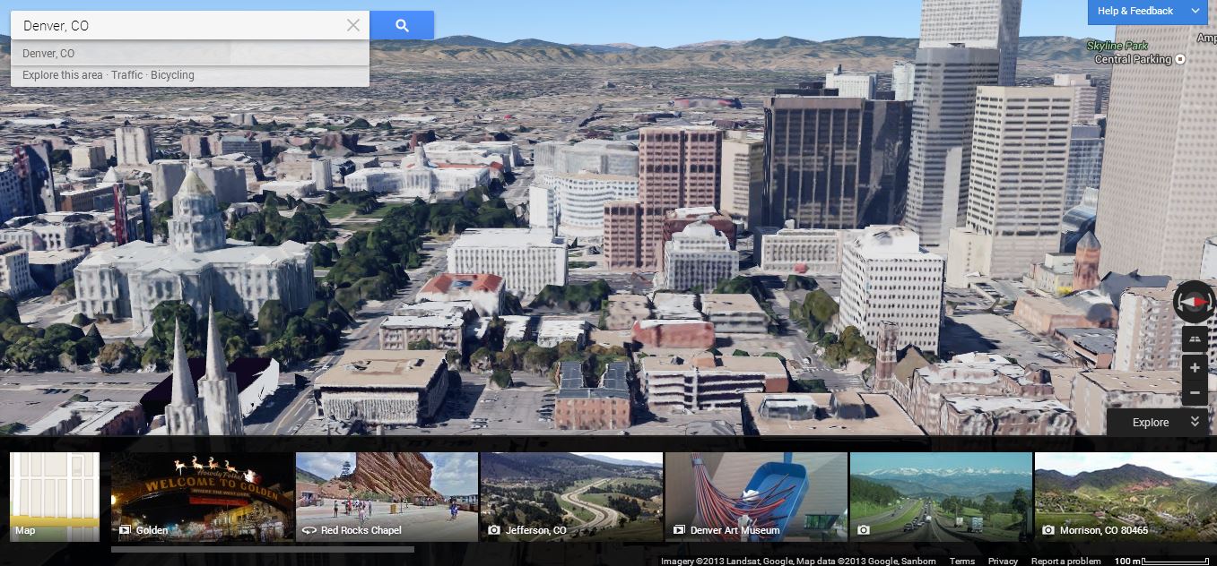 New Google Maps City View