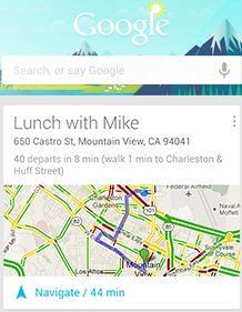 Google Now Screenshot