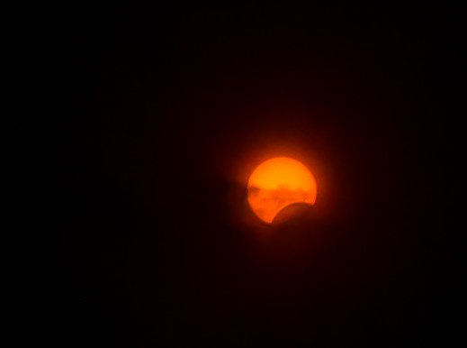 Solar Eclipse Image - from Boulder, Colorado