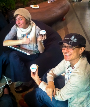 Women Who Code - Posing With Cupcakes