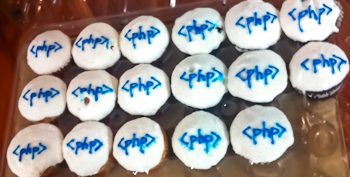 Closeup of PHP Cupcakes