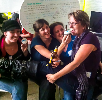 Feeding Cupcakes to Women Who Code Feeding Cupcakes to Women Who Code