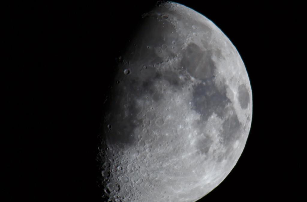 Half Moon Over Boulder, CO