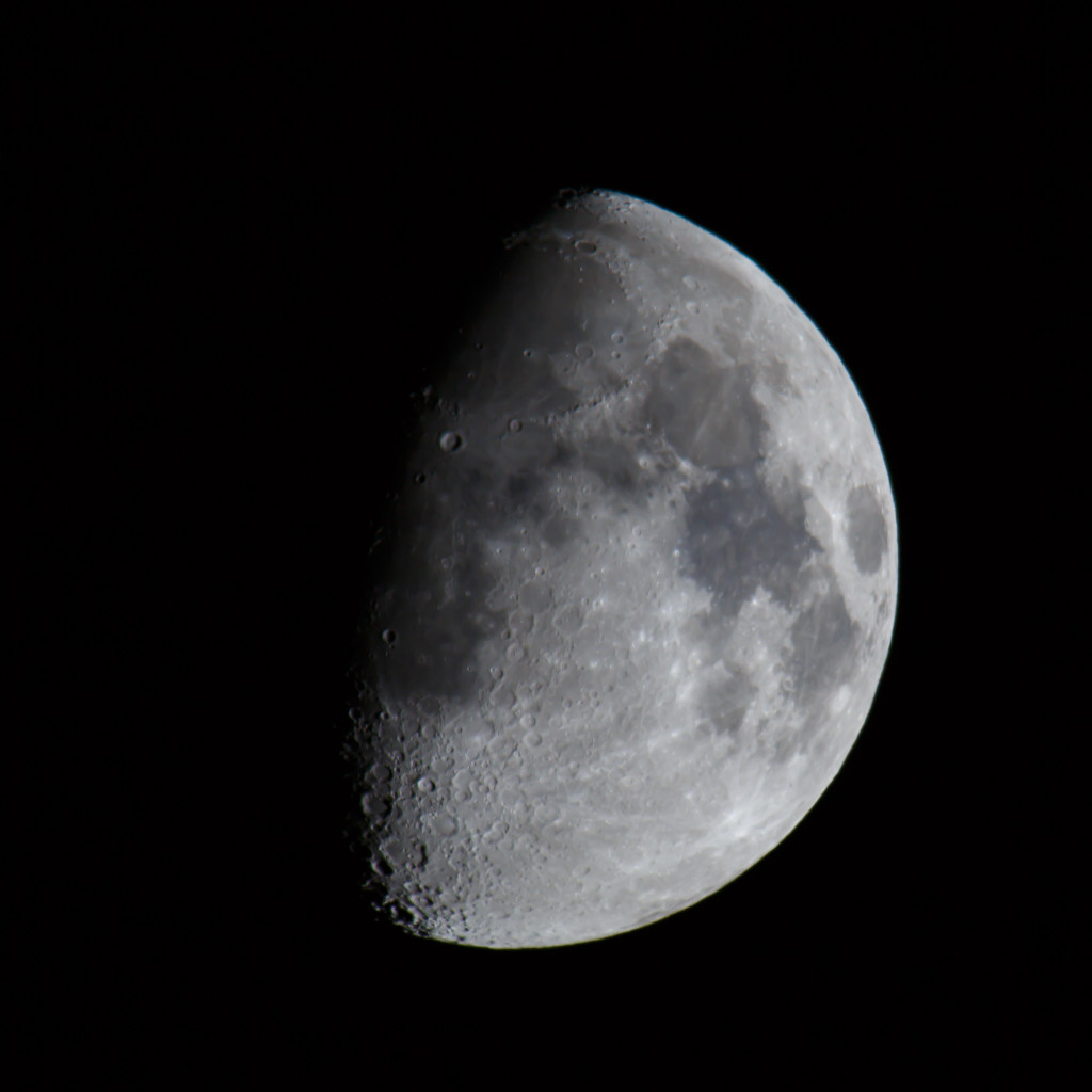 Half Moon over Boulder, CO