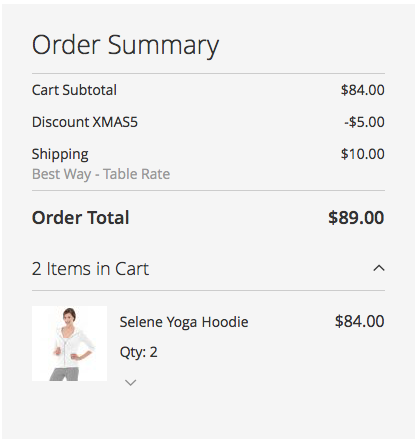 An example of a "Fixed Price" Cart Pricing Rule that utilizes a coupon code